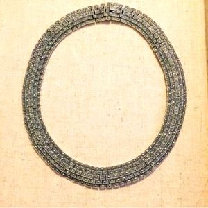 Lord & Taylor | Necklace | Marcasite Collar | Classic | Office | Whimsgoth